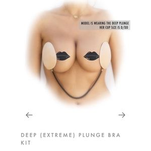 Misses Kisses Deep Plunge Bra